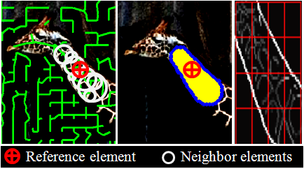 Grouping neighbor elements
      into BPLRs